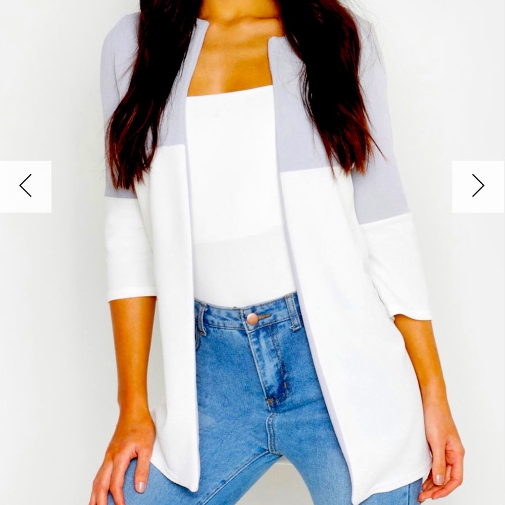 COPY - Colorblock duster jacket NWT